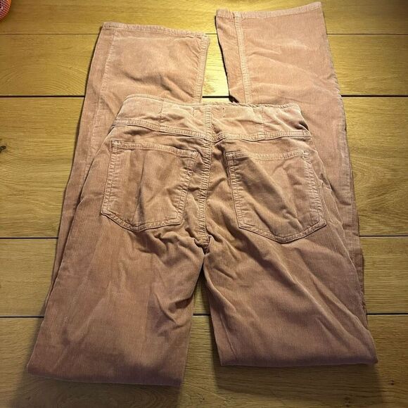 Free people Jenny slim flare orange corduroy jeans 26 - Picture 10 of 11